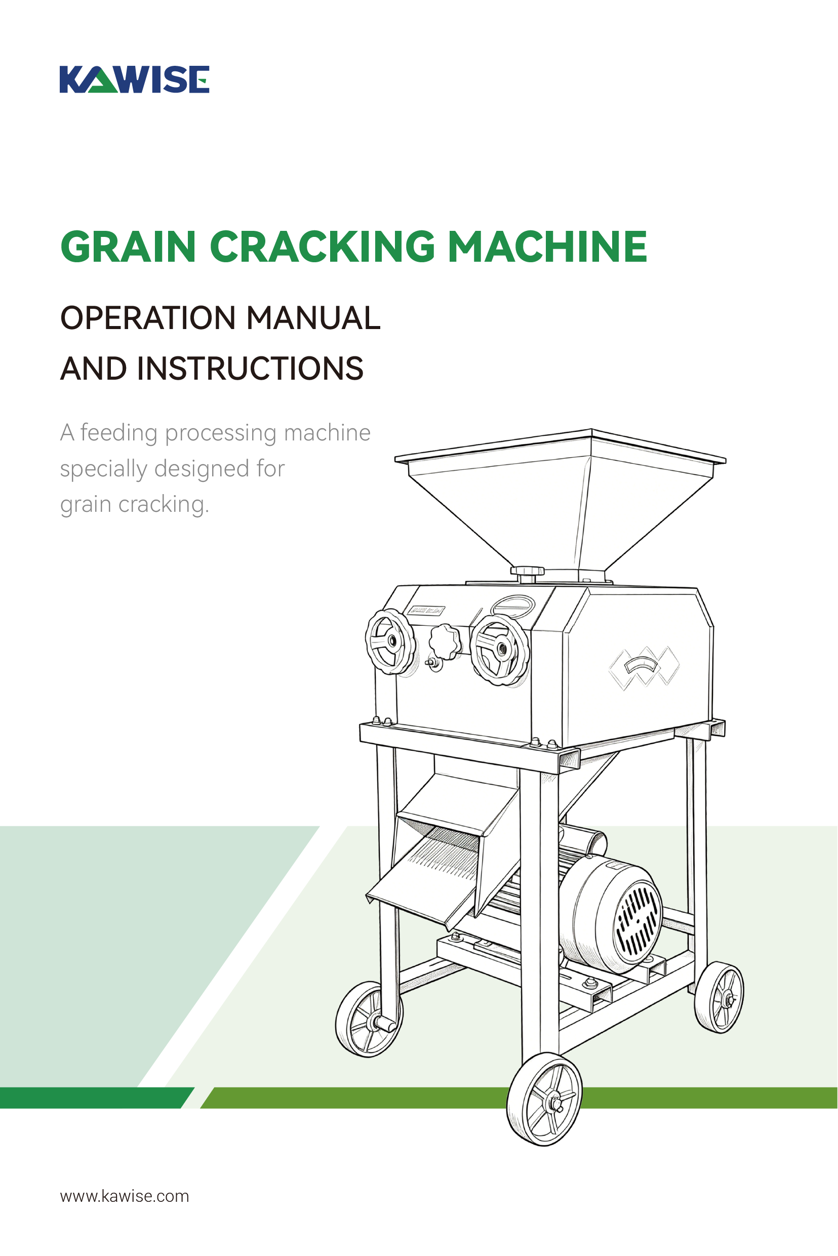 grain cracking machine operation instruction