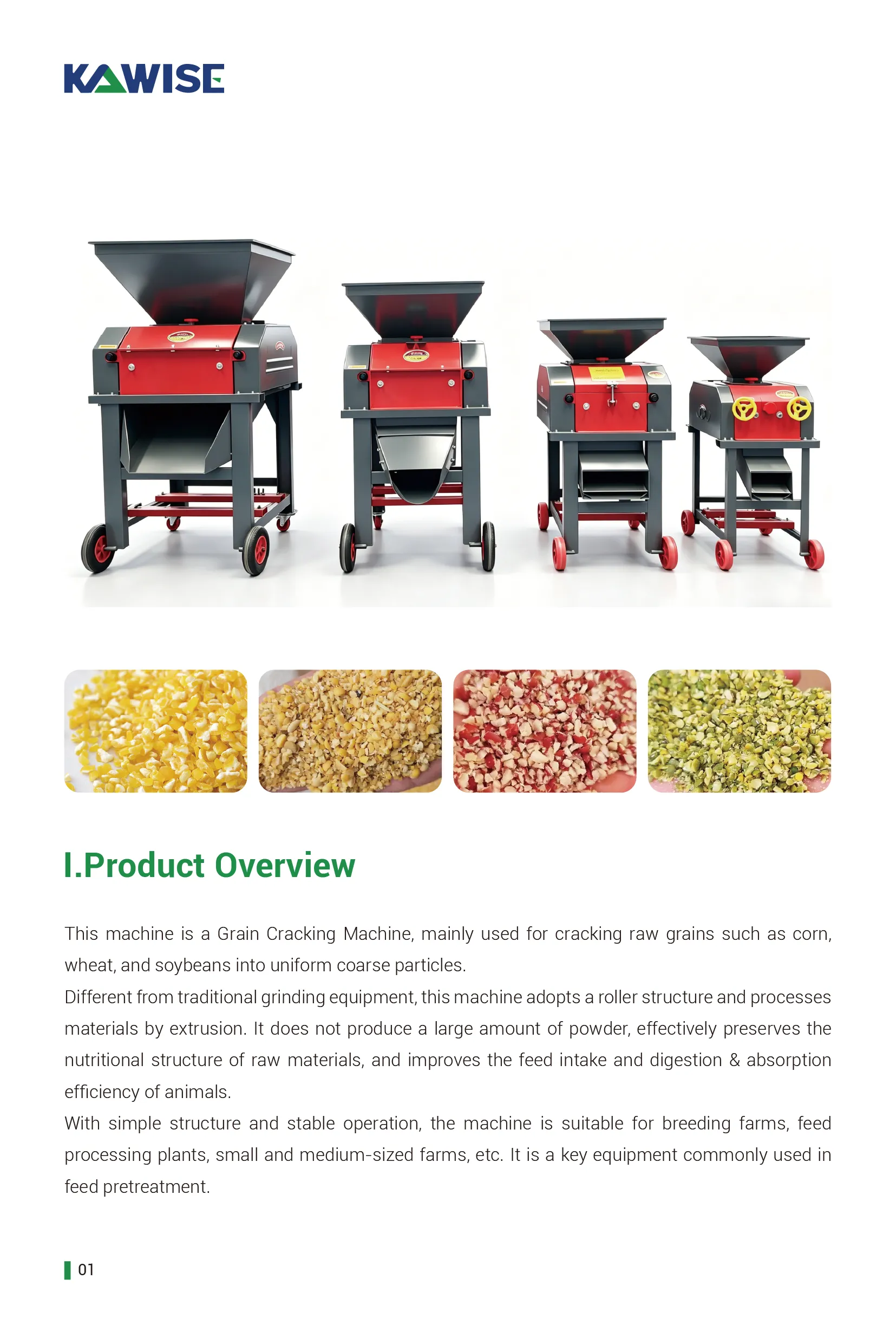 grain cracking machine introduction