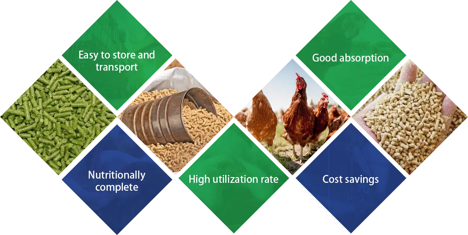 advantages of pellet feed