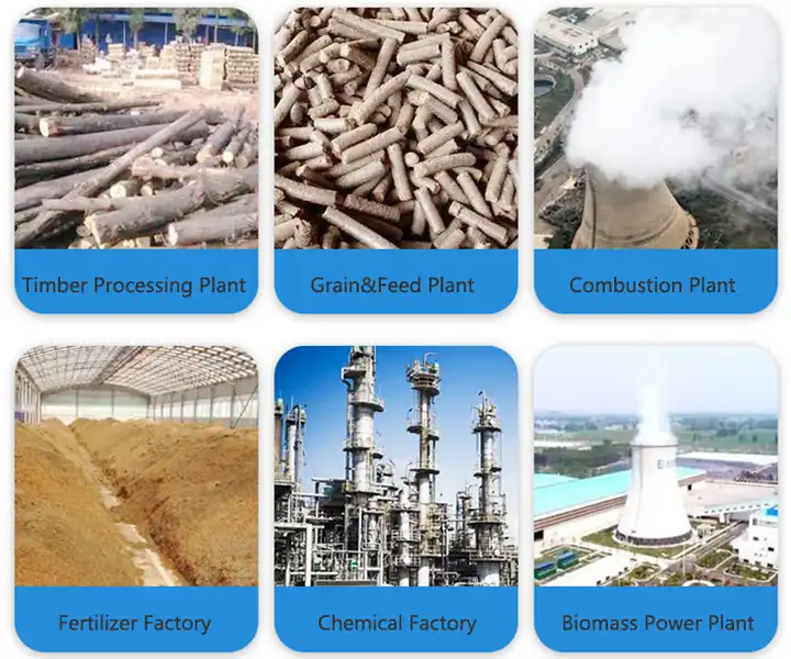 application of biomass pellets