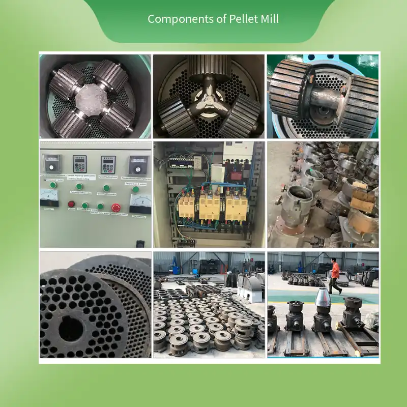 components of pellets mill