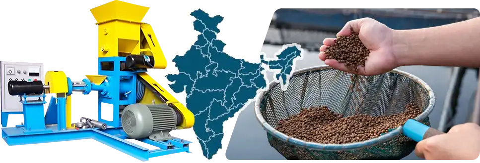 fish feed extruder opens indian market