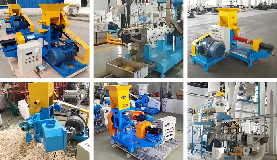 customized fish feed pellet machine and production line