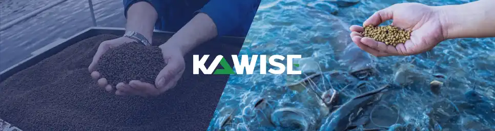 making fish feed with kawise fish feed extruder