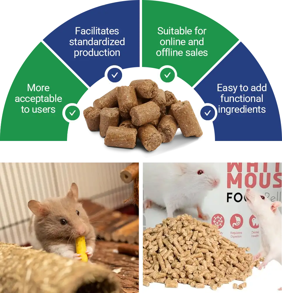 market competitive advantages of pellet feed