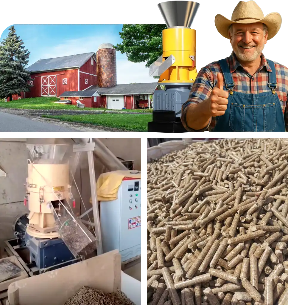 new pellet machine is more cost effective