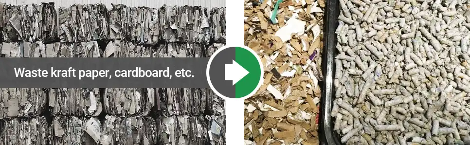 paper pellets as alternative fuel