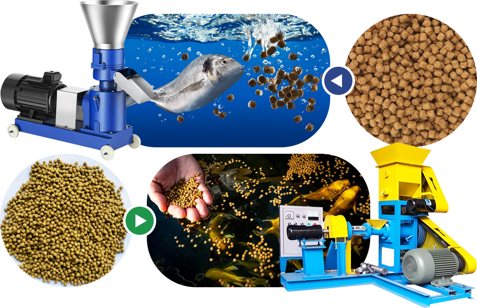 pellet mill vs extruder machine