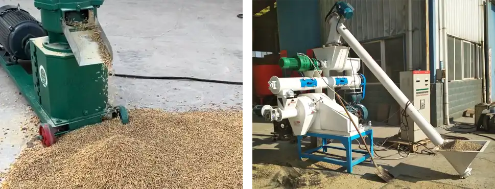 three feasible feed processing models